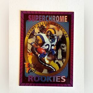 1993 Wild Card Super Chrome Jerome Bettis #39 mint condition rare